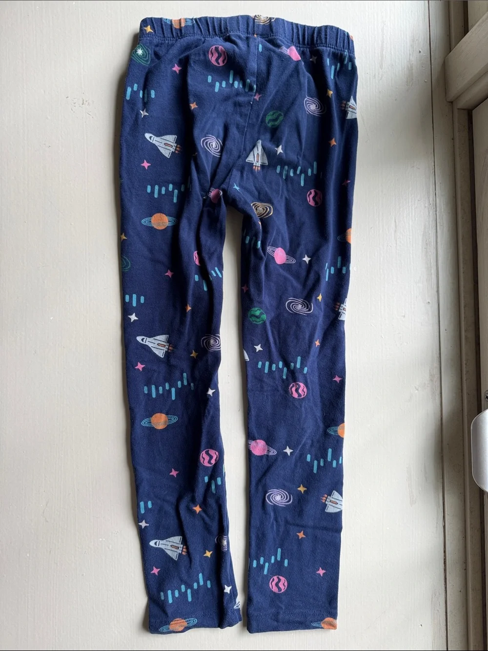 Cat & Jack Navy Space-Print Pajama Leggings